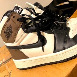 Jordan Kids Sneakers Black White Brown
